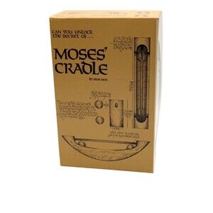 Vintage Moses’ Cradle Puzzle Executive Desk Toy by Skor Mor Item No 197 in Box